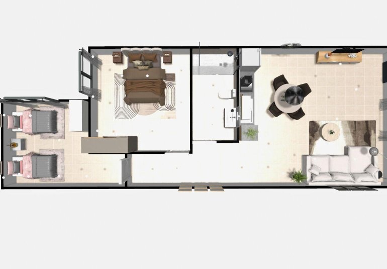 Obra nueva - Bungalow -
Hondón de las Nieves - La Canalosa