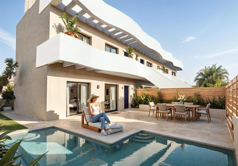 Obra nueva - Bungalow -
Pilar de la Horadada - parques de Andromeda