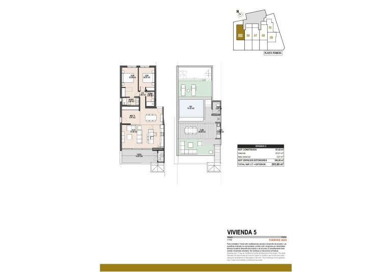 Obra nueva - Bungalow -
Pilar de la Horadada - parques de Andromeda