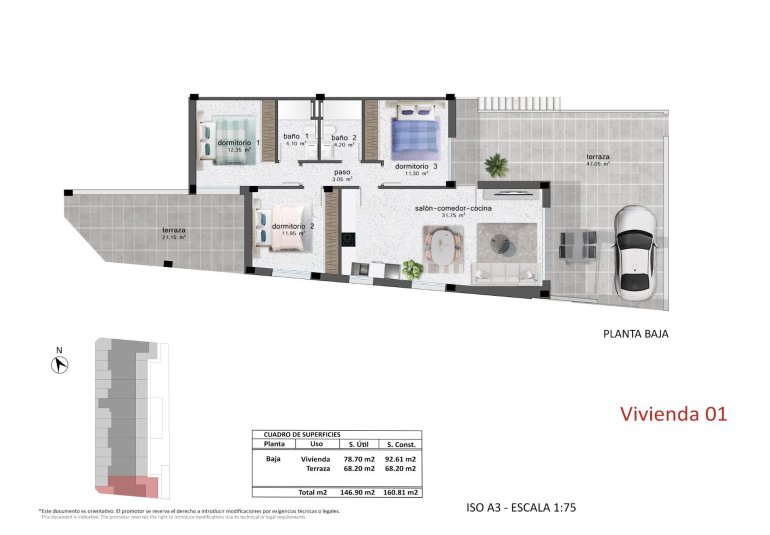 Obra nueva - Bungalow -
Pilar de la Horadada - pueblo