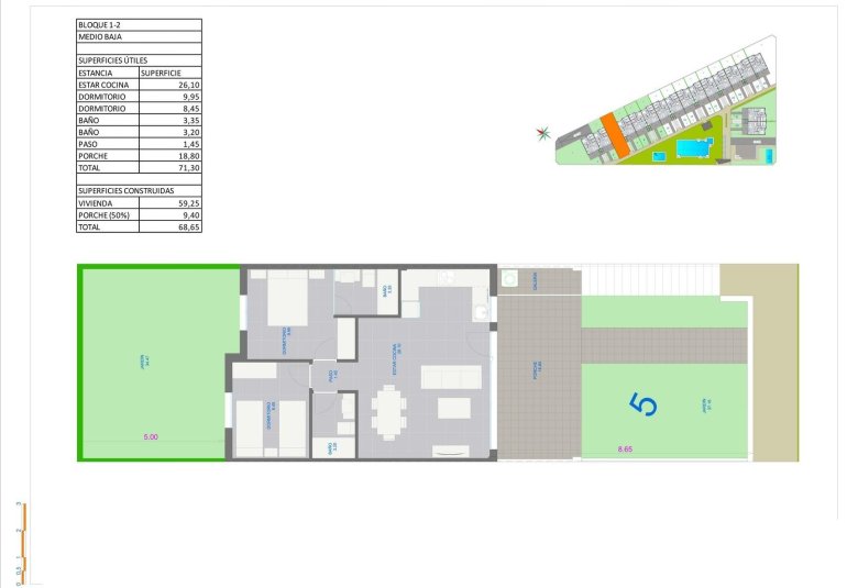 Obra nueva - Bungalow -
Pilar de la Horadada - pueblo