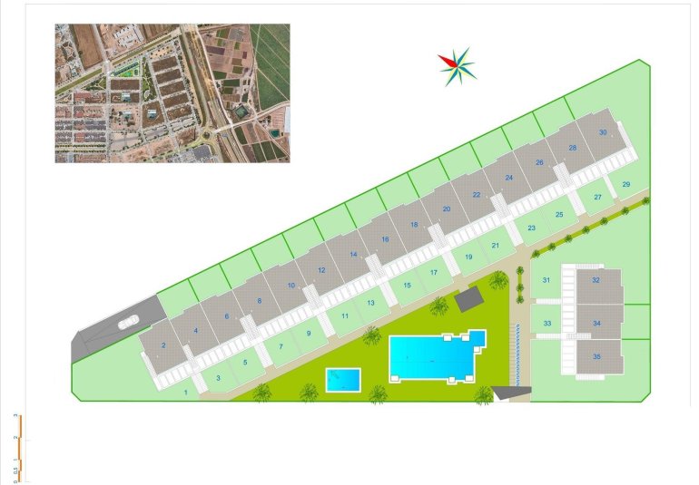 Obra nueva - Bungalow -
Pilar de la Horadada - pueblo