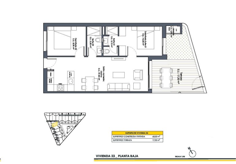 Obra nueva - Bungalow -
San Fulgencio - Pueblo