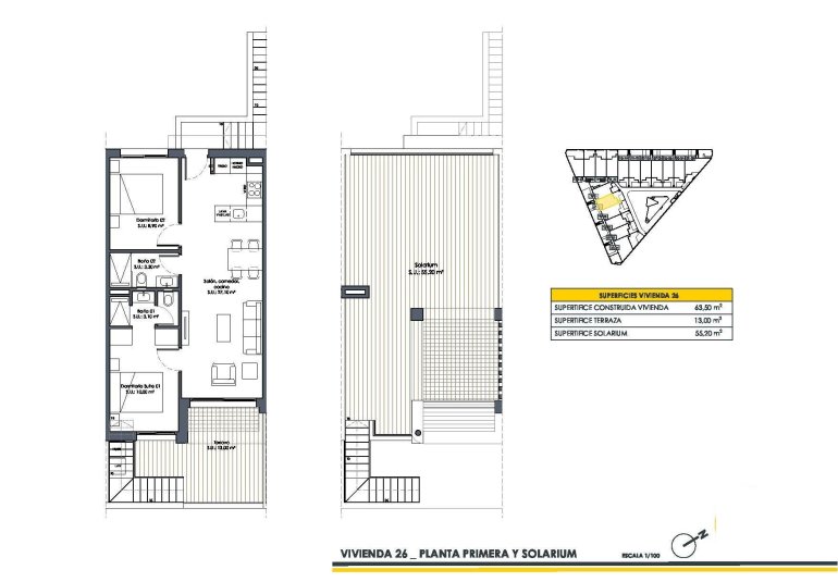 Obra nueva - Bungalow -
San Fulgencio - Pueblo