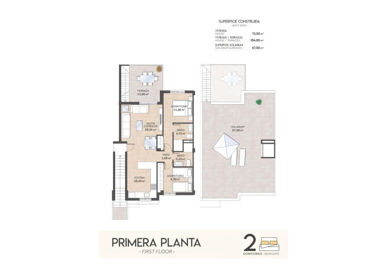 Obra nueva - Bungalow -
San Miguel - La Cañada