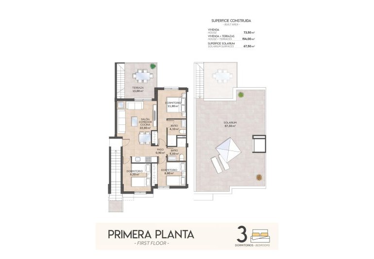 Obra nueva - Bungalow -
San Miguel - La Cañada