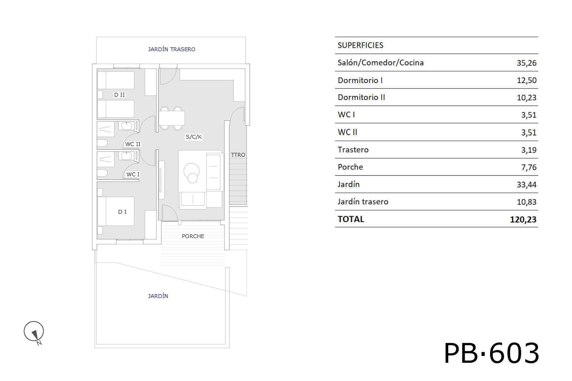 Obra nueva - Bungalow -
San Miguel - Pueblo