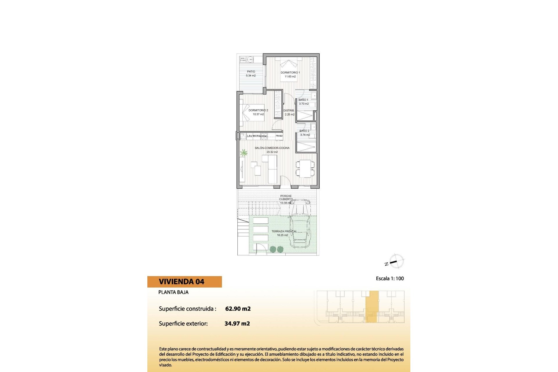 Obra nueva - Bungalow -
San Pedro del Pinatar - El salero