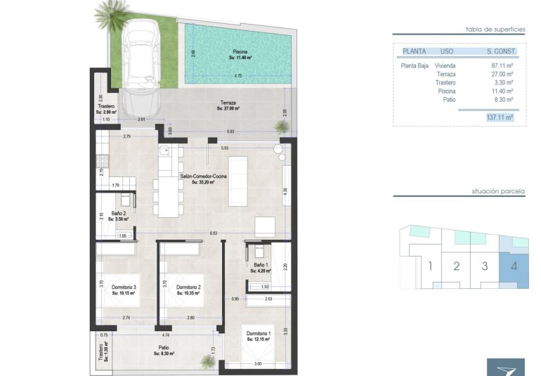Obra nueva - Bungalow -
San Pedro del Pinatar - Las esperanzas