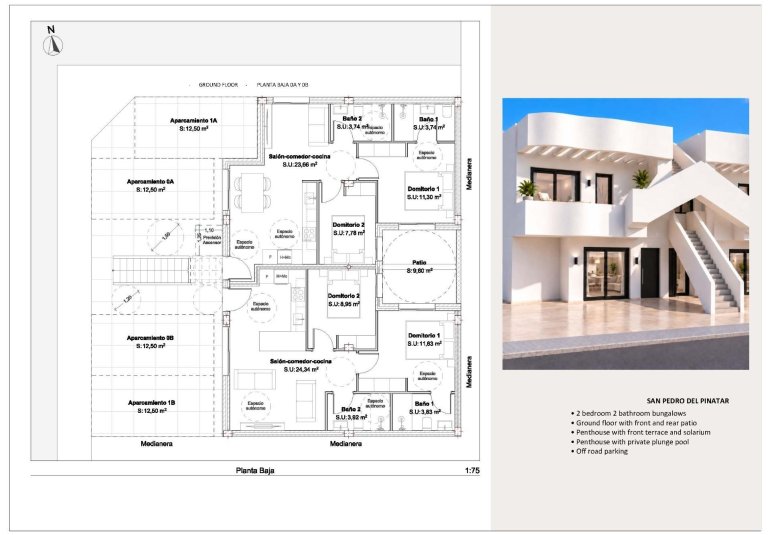 Obra nueva - Bungalow -
San Pedro del Pinatar - Los Peñascos