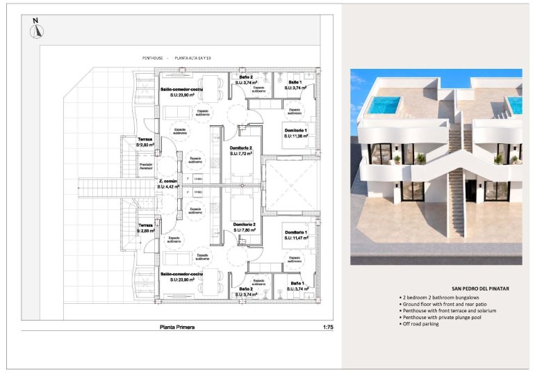 Obra nueva - Bungalow -
San Pedro del Pinatar - Los Peñascos