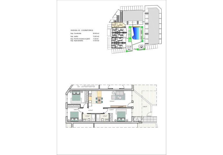 Obra nueva - Bungalow -
Torre Pacheco - Roldán