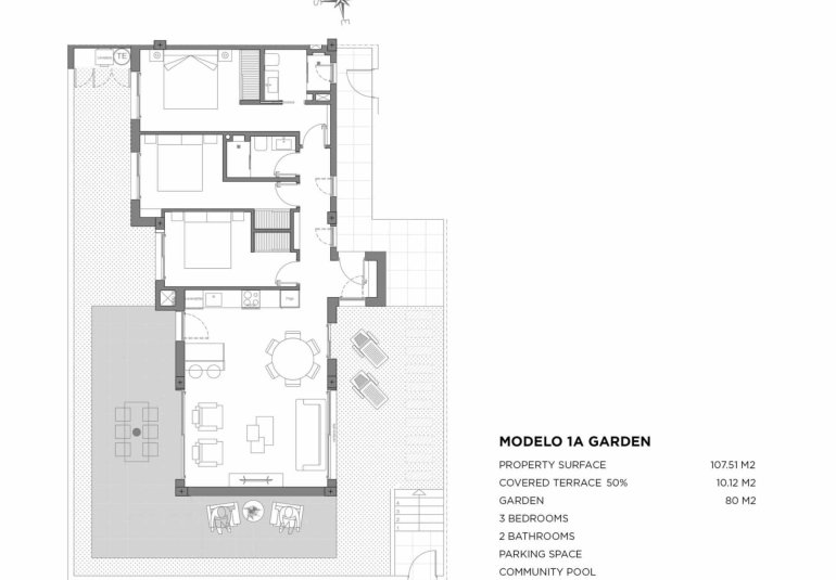 Obra nueva - Ground floor apartment -
Los Alcázares - Parque Diana