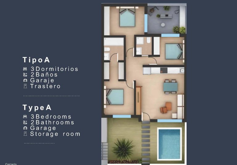 Obra nueva - Ground Floor Bungalow -
San Pedro del Pinatar - Los Pinos