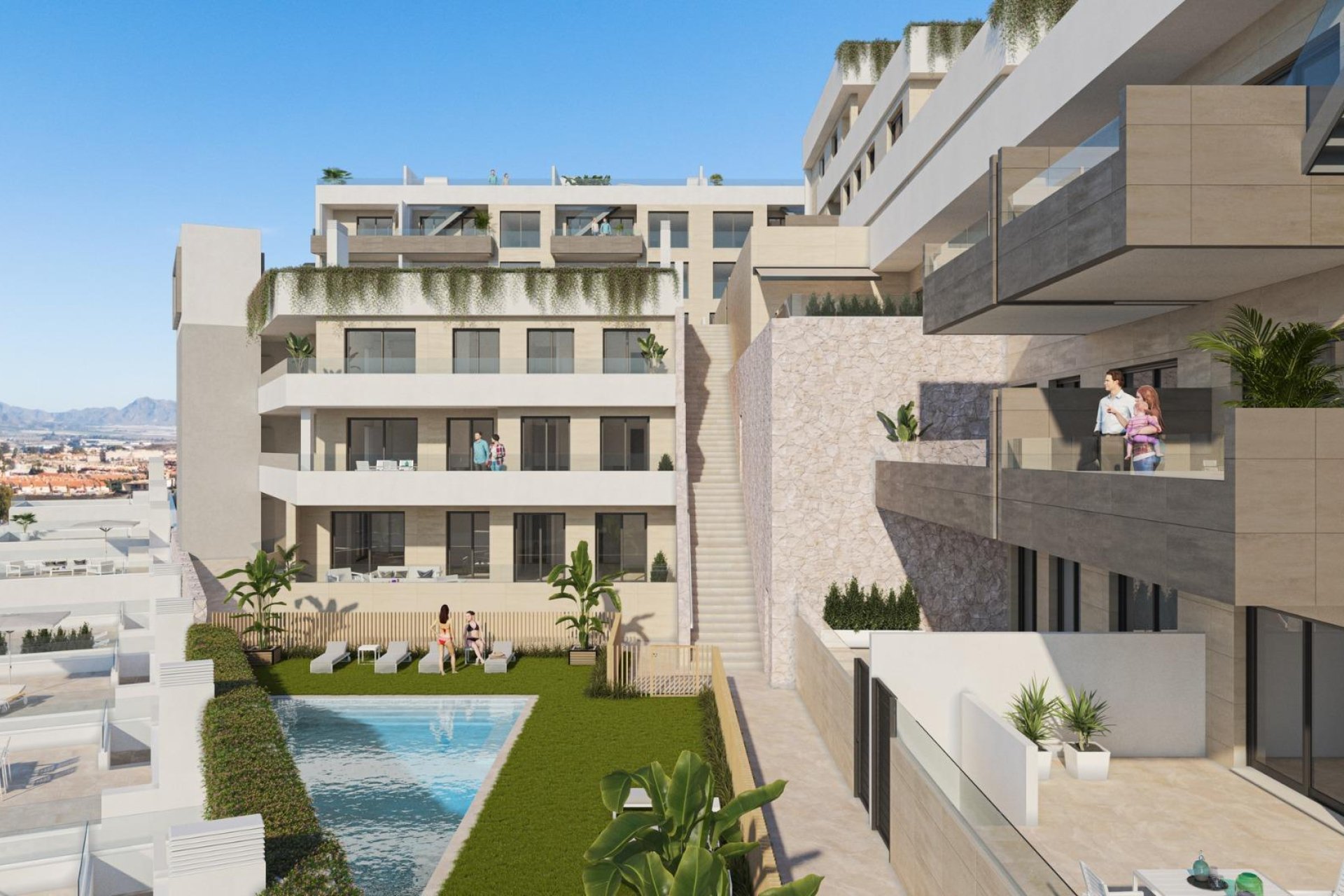 Obra nueva - Piso -
Águilas - Playa del Hornillo