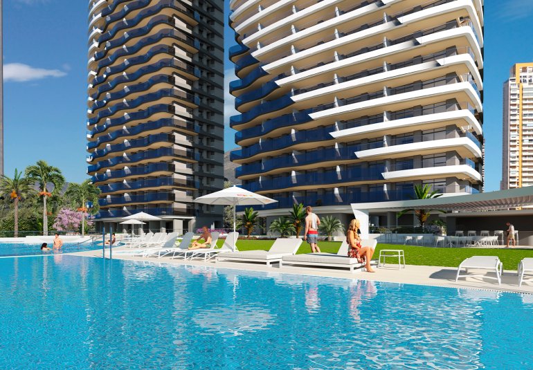 Obra nueva - Piso -
Benidorm - Spain