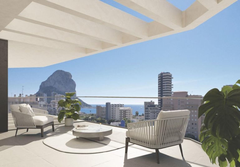 Obra nueva - Piso -
Calpe - Playa Cantal Roig