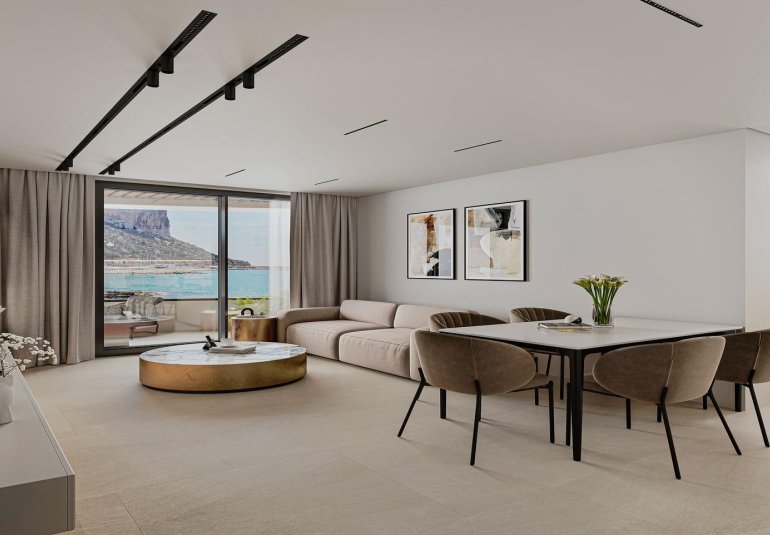 Obra nueva - Piso -
Calpe - Playa Cantal Roig