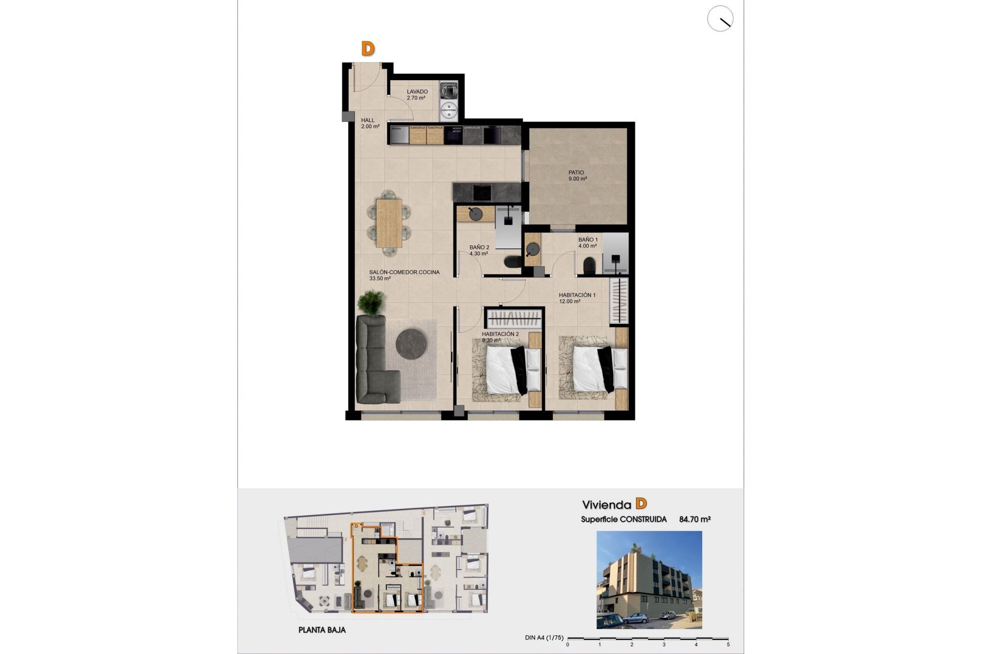 Obra nueva - Piso -
Catral - pueblo
