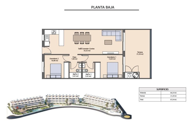 Obra nueva - Piso -
Finestrat - Balcon de finestrat