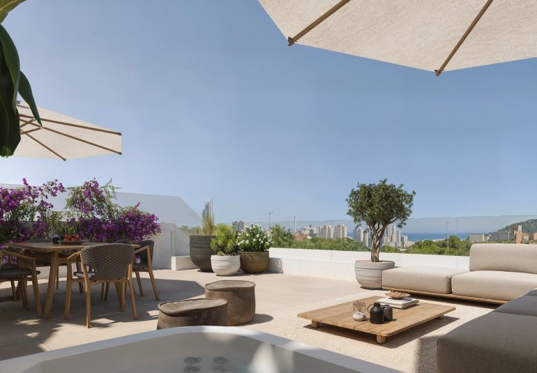 Obra nueva - Piso -
Finestrat - Balcon de finestrat