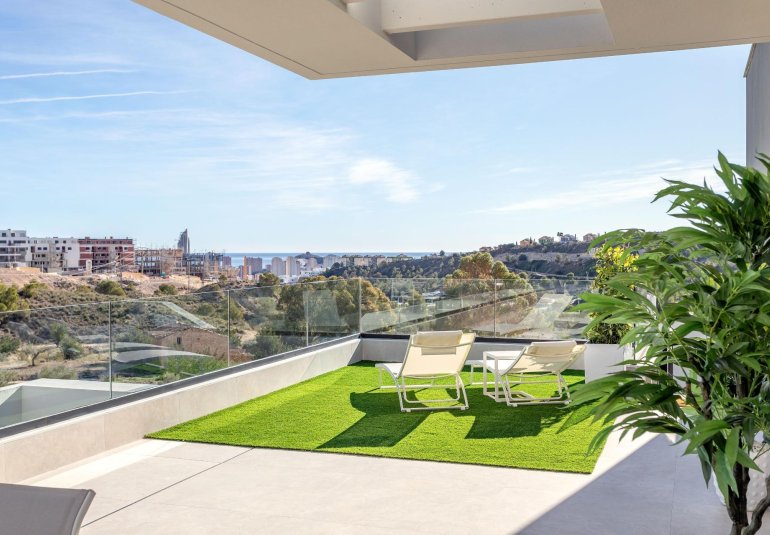 Obra nueva - Piso -
Finestrat - Balcon de finestrat