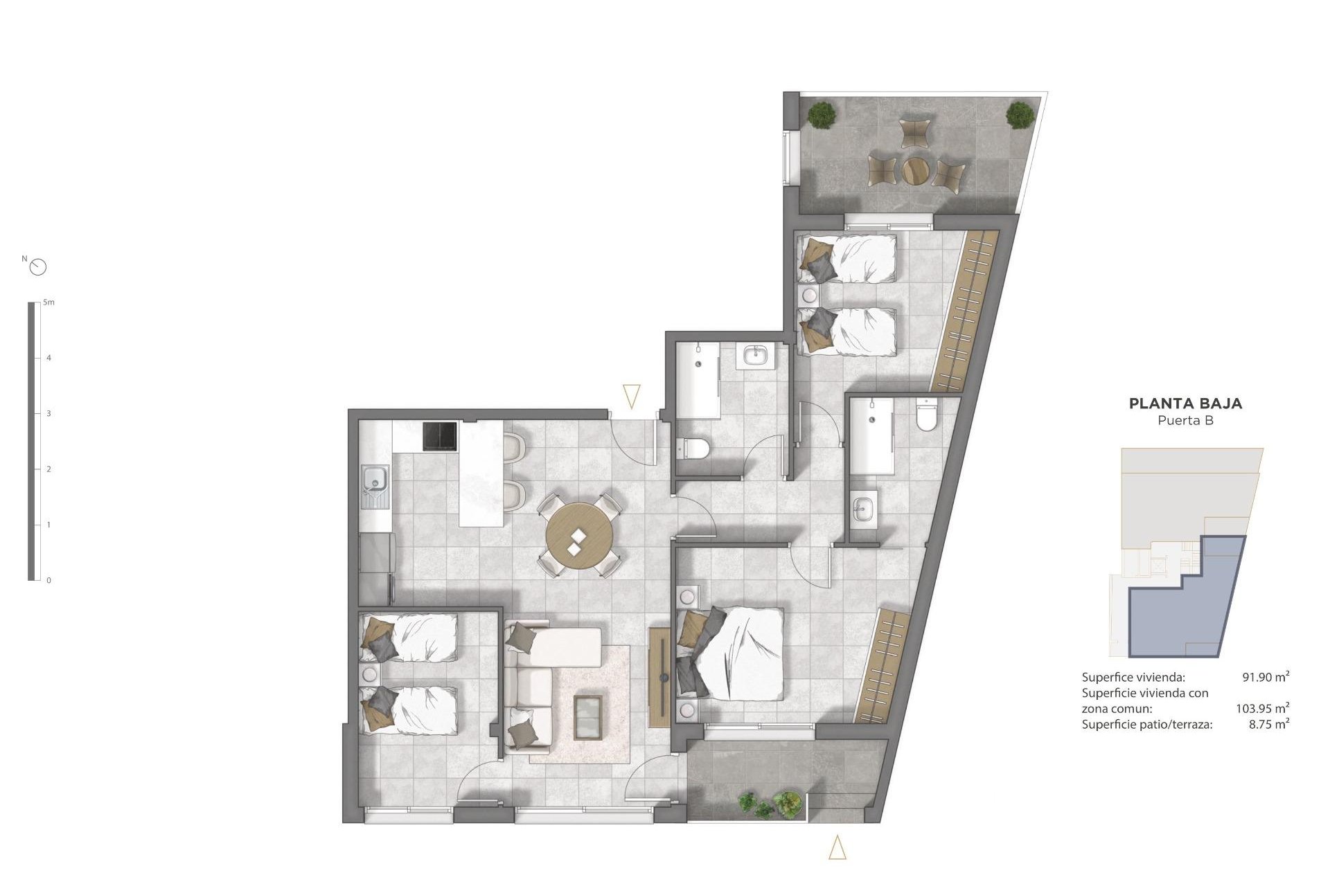 Obra nueva - Piso -
Guardamar del Segura - Pueblo