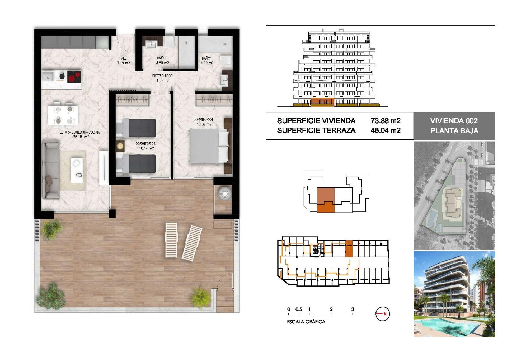 Obra nueva - Piso -
Guardamar del Segura - PUERTO