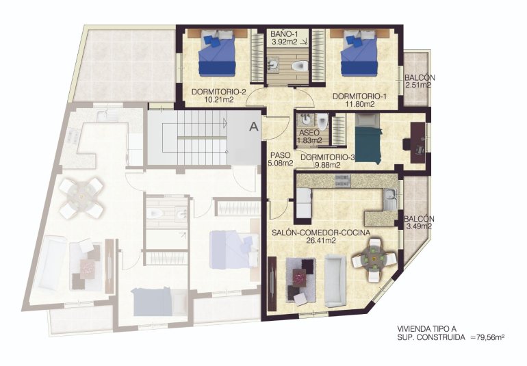 Obra nueva - Piso -
Jacarilla - pueblo