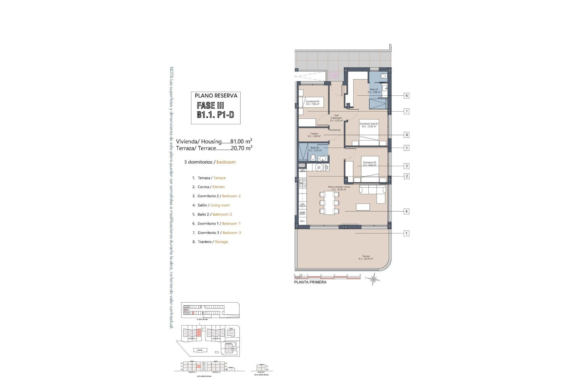 Obra nueva - Piso -
Los Alcázares - La Serena Golf