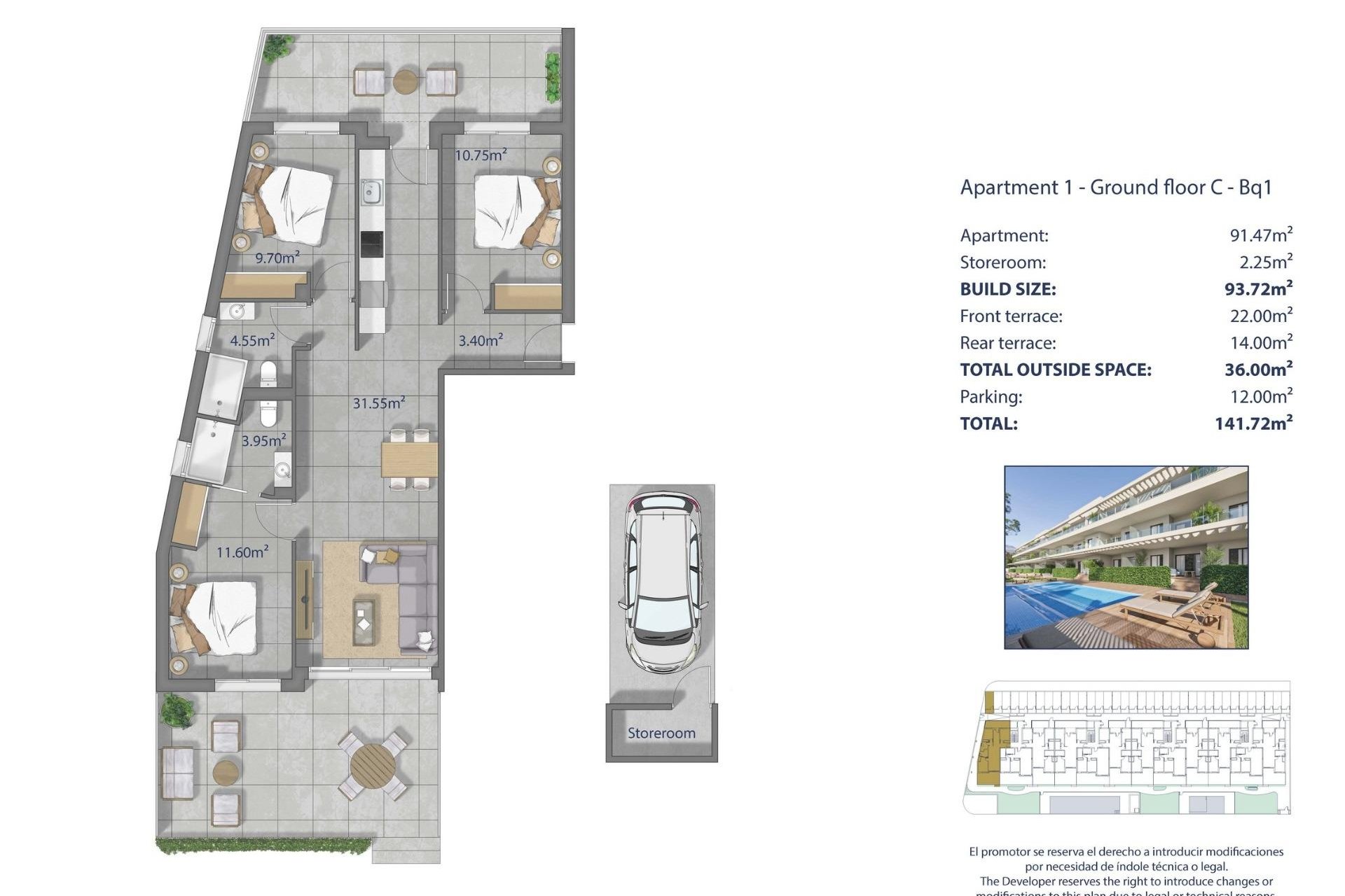 Obra nueva - Piso -
Los Alcázares - Los Montesinos