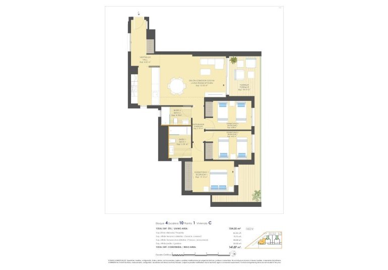 Obra nueva - Piso -
Orihuela Costa - Campoamor