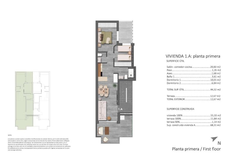 Obra nueva - Piso -
Pilar de la Horadada - Torre De La Horadada