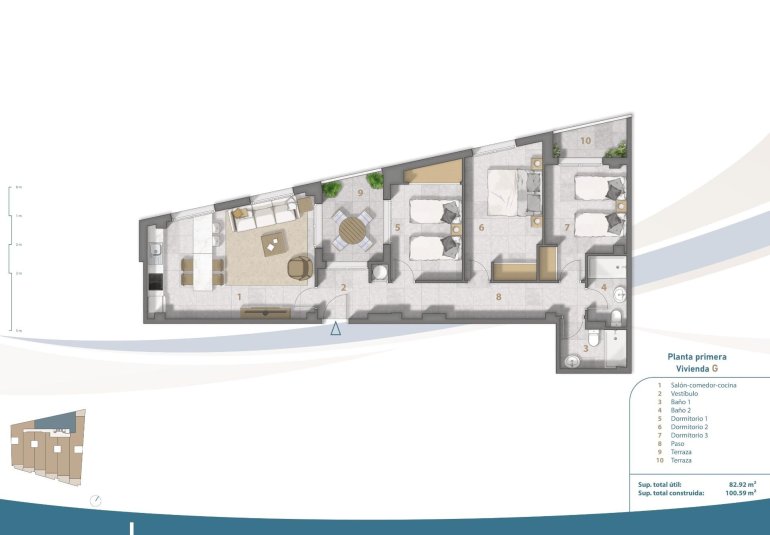 Obra nueva - Piso -
San Pedro del Pinatar - Playa Villananitos