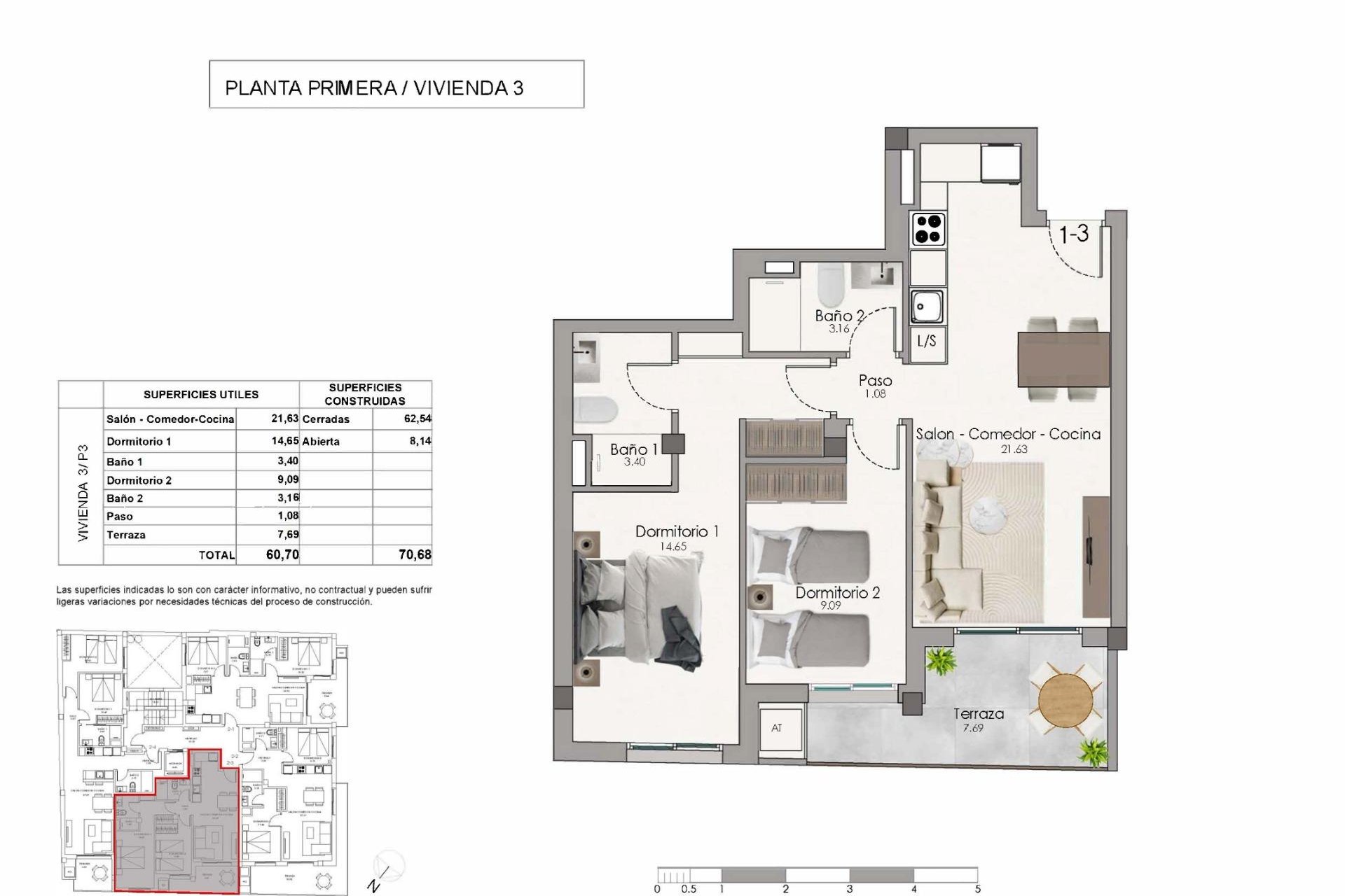 Obra nueva - Piso -
Santa Pola - Centro
