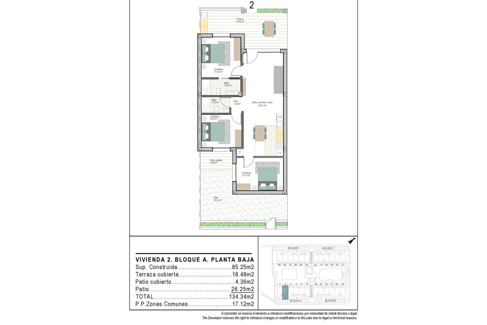 Obra nueva - Piso -
Torre Pacheco - San Cayetano