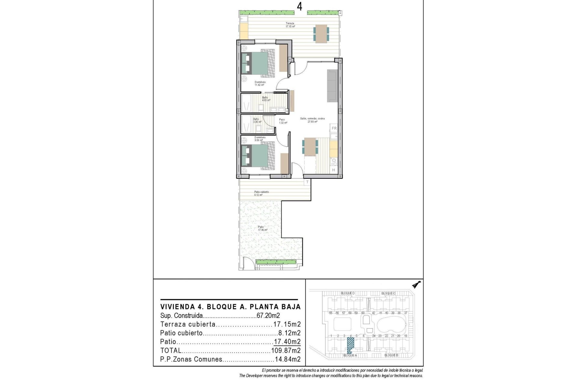 Obra nueva - Piso -
Torre Pacheco - San Cayetano