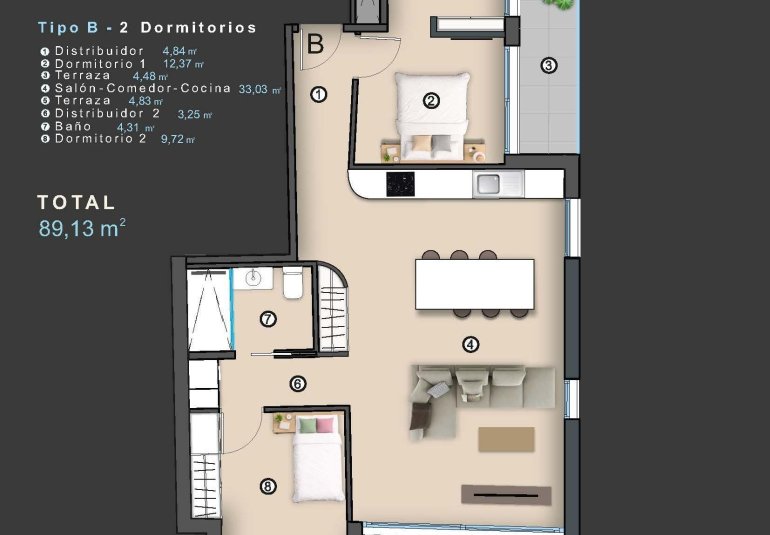 Obra nueva - Piso -
Torrevieja - Centro