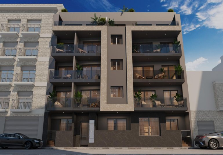 Obra nueva - Piso -
Torrevieja - Centro