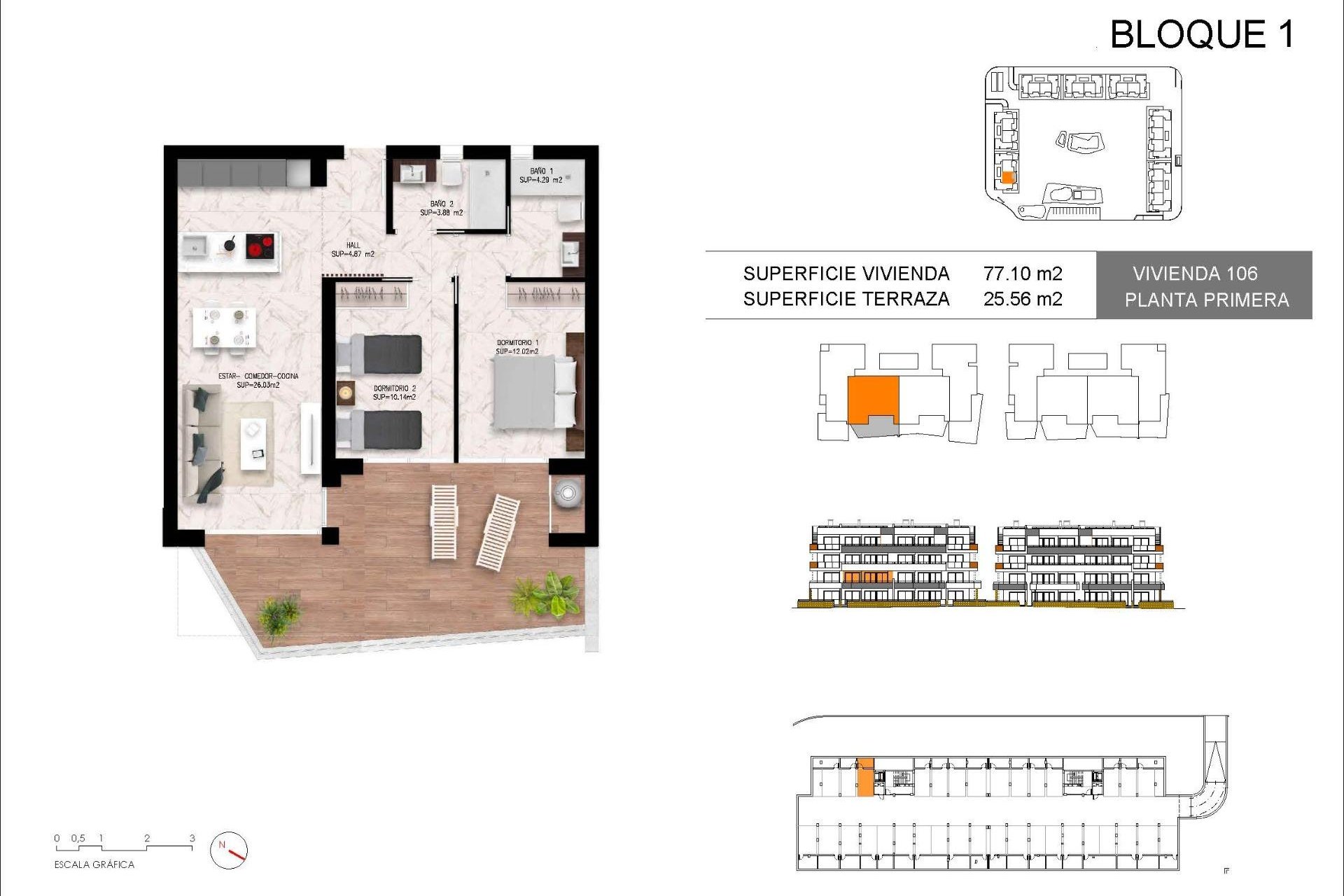 Obra nueva - Piso -
Torrevieja - La Siesta