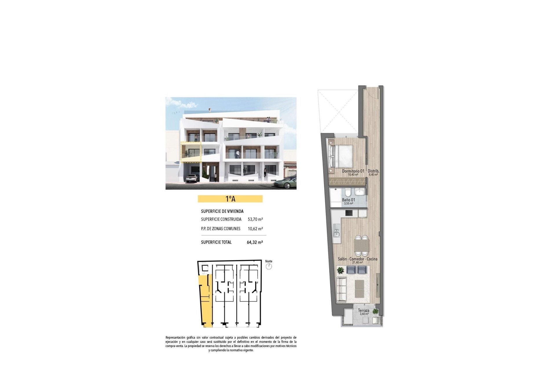 Obra nueva - Piso -
Torrevieja - Playa de El Cura