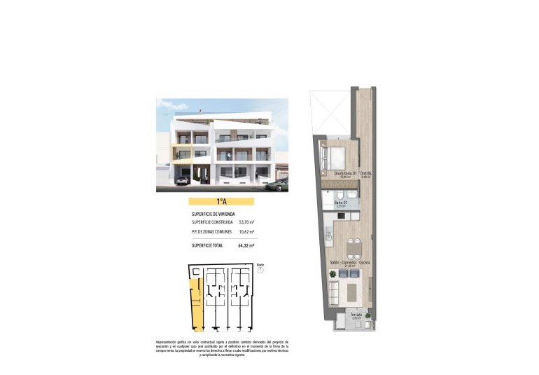 Obra nueva - Piso -
Torrevieja - Playa de El Cura