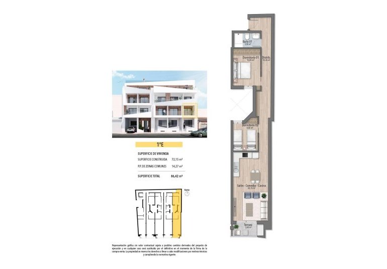 Obra nueva - Piso -
Torrevieja - Playa de El Cura
