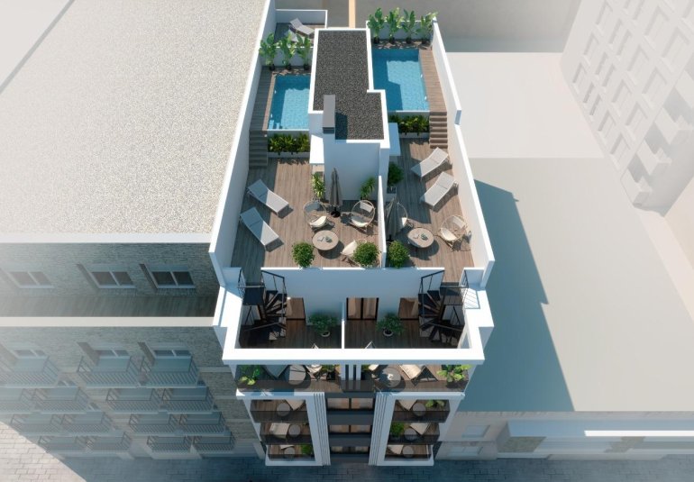 Obra nueva - Piso -
Torrevieja - Playa de El Cura
