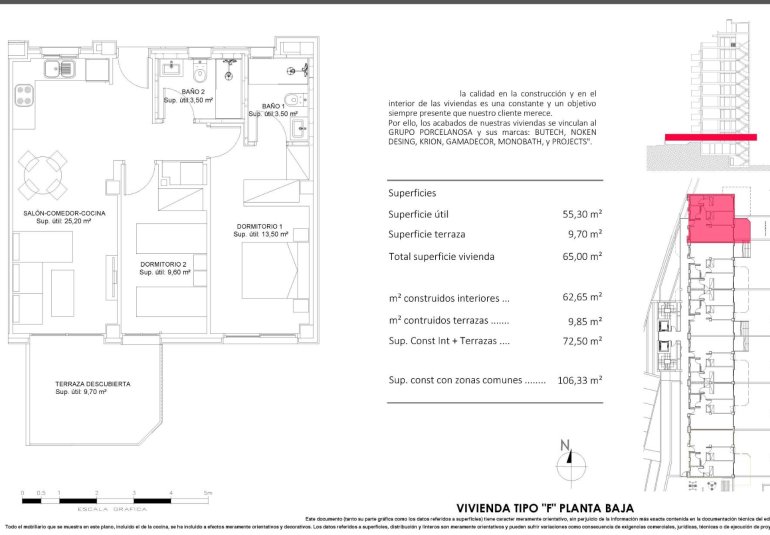 Obra nueva - Piso -
Villajoyosa - Cala de Finestrat