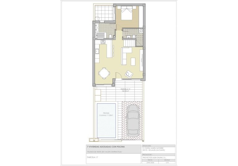 Obra nueva - Town House -
Ciudad Quesada - Rojales - Pueblo