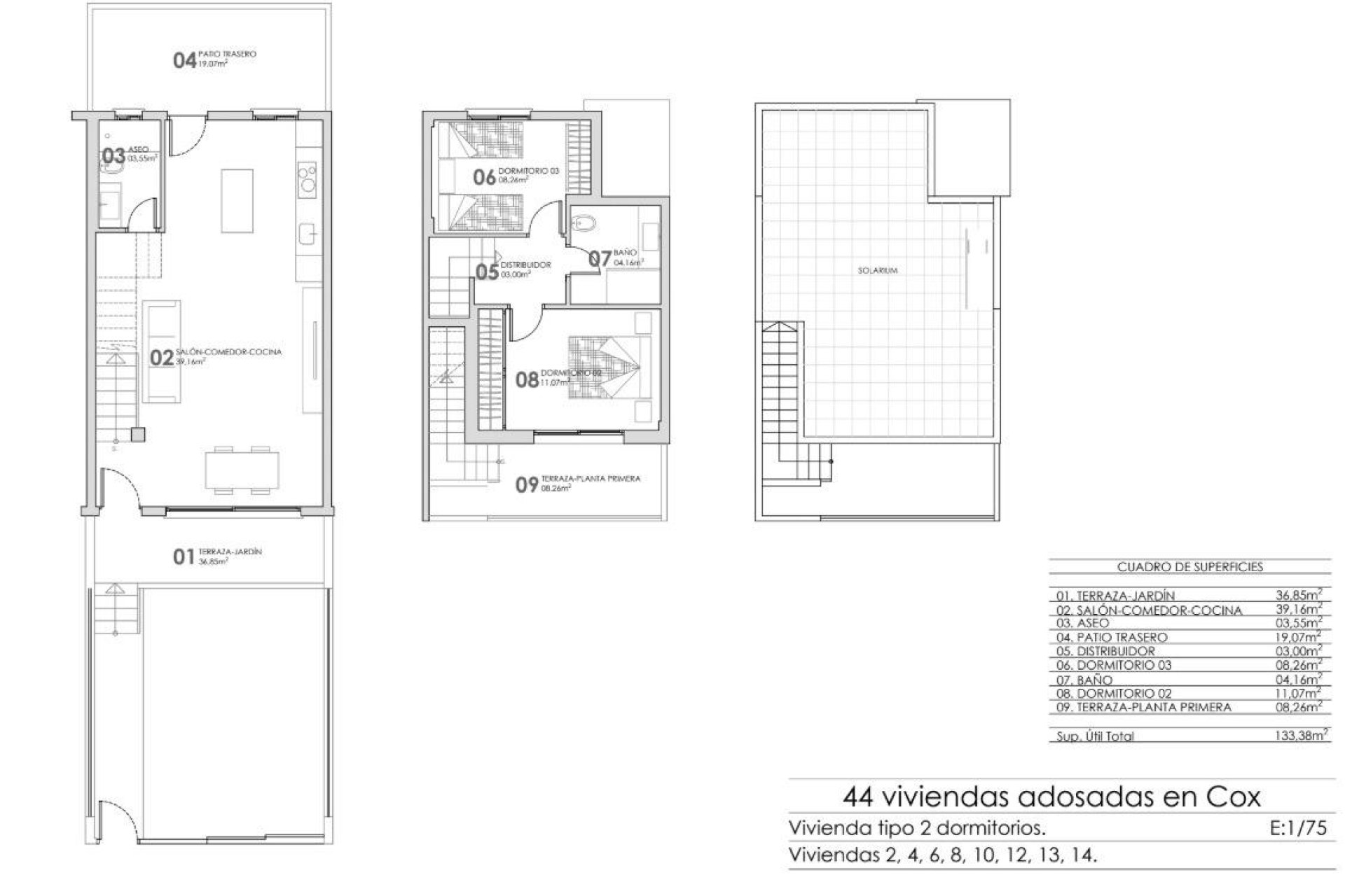 Obra nueva - Town House -
Cox - San Fernando