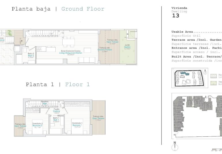 Obra nueva - Town House -
El Verger - Playa de La Almadraba