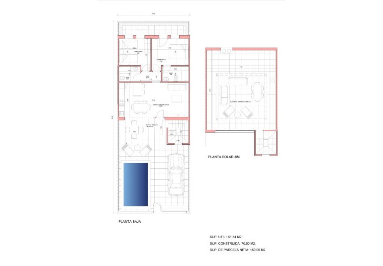 Obra nueva - Town House -
Fuente Álamo - La Pinilla