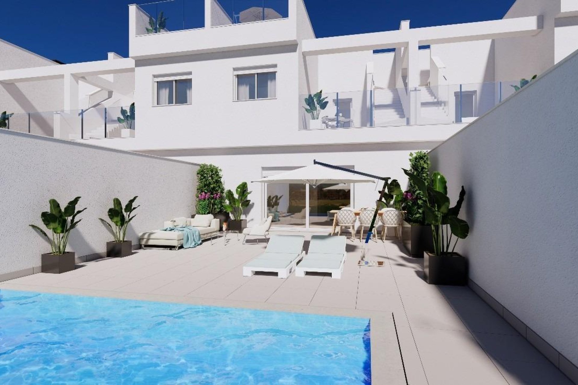 Obra nueva - Town House -
Los Alcázares - Serena Golf